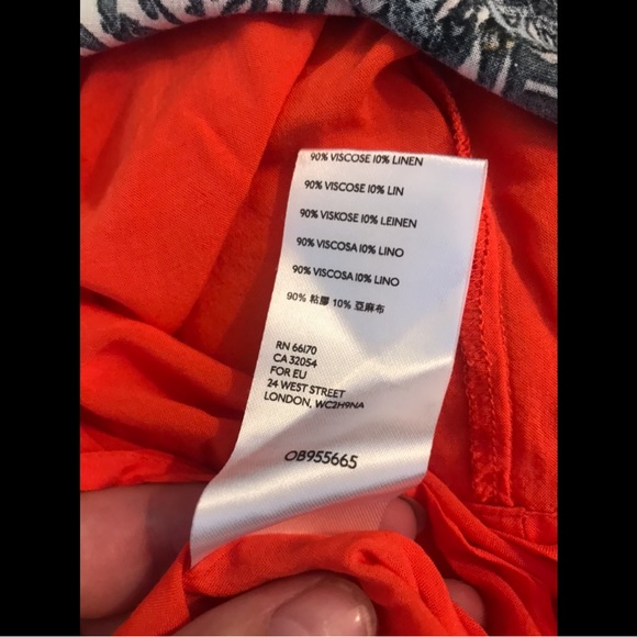 New FREE PEOPLE Mila Strapless Maxi Dress Floral Zebra Red Motif Flowy Boho NWT - Picture 15 of 16